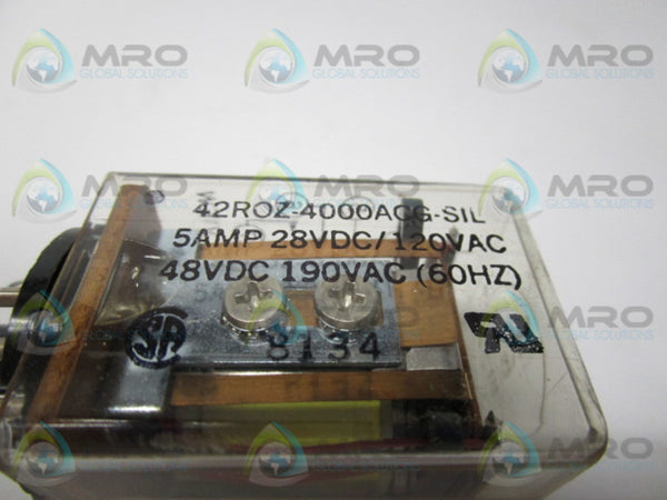 SIGMA 42ROZ-4000ACG-SIL RELAY 5AMP  UNMP