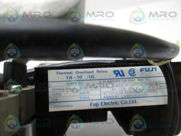 FUJI ELECTRIC TR-10 /UL THERMAL OVERLOAD RELAY 600V  NSMP