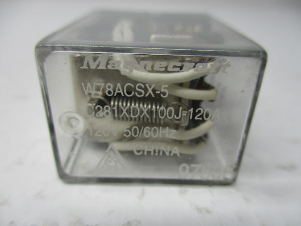 MAGNECRAFT W78ACSX-5 SOCKET RELAY 120V NSNP