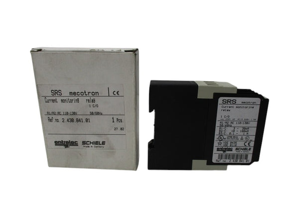 SCHIELE 2.430.841.01 CURRENT MONITORING RELAY 250V 4A NSMP