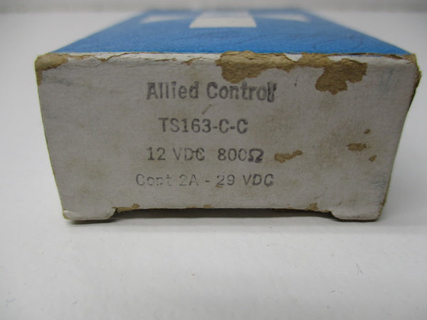 ALLIED CONTROL T163-C-C RELAY 12VDC 2A NSMP