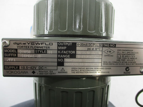 YOKOGAWA DY050S1-DBMBA1-25/FF1 10.5-42VDC 275PSI NSNP
