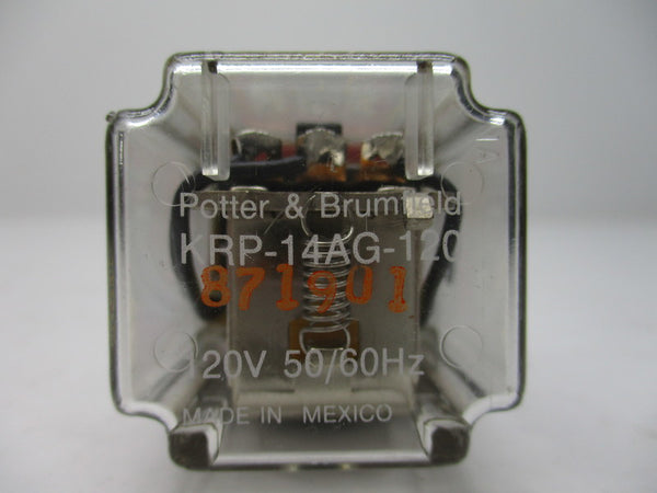POTTER & BRUMFIELD KRP14AG RELAY 250VAC 10A NSMP
