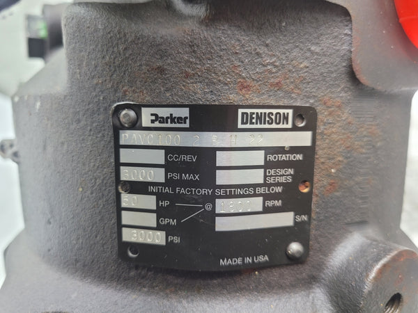 PARKER PAVC1002RH22 3000PSI NSNP