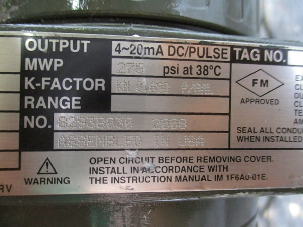 YOKOGAWA DY200-DBMBA1-2N/FF1 STYLE S1 10.5-42VDC 275PSI NSNP