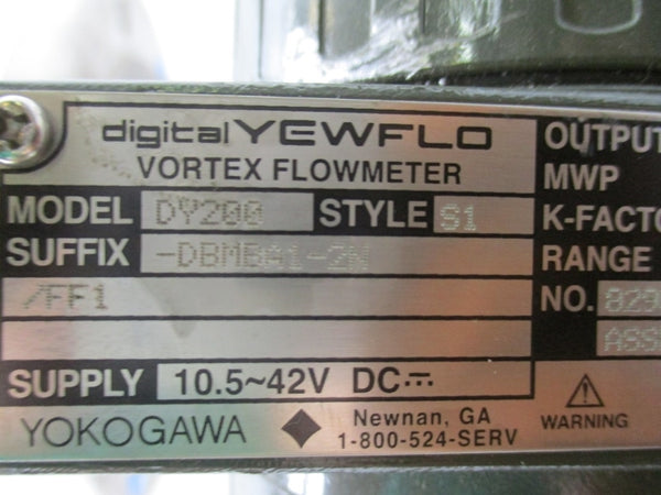 YOKOGAWA DY200-DBMBA1-2N/FF1 STYLE S1 10.5-42VDC 275PSI NSNP