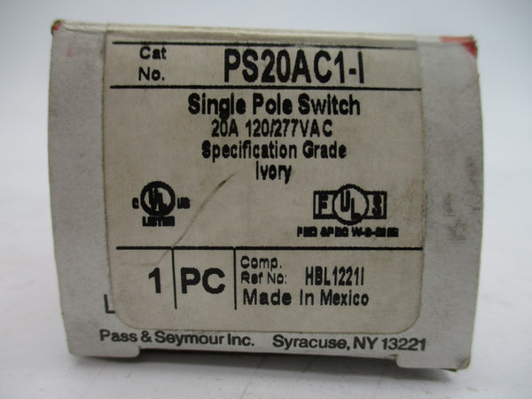 PASS & SEYMOUR PS20AC1-I 120/277VAC 20A NSMP