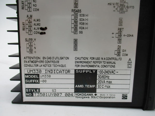 YOKOGAWA UM330-00 100-240VAC NSMP