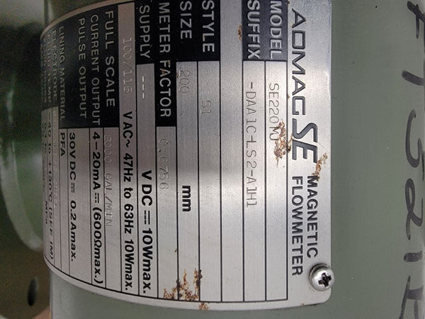 YOKOGAWA SE220MJ-DAA1C-LS2-A1H1 100/115VAC -40'-+130'C NSMP