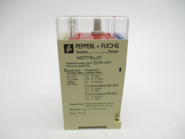 PEPPERL+FUCHS WE77/EX-UT 08762 250VAC 4A NSMP