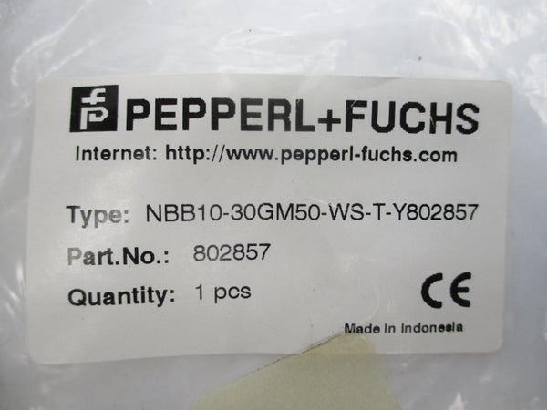 PEPPERL+FUCHS NBB10-30GM50-WS-T-Y802857 802857 20-250VAC 2A NSMP