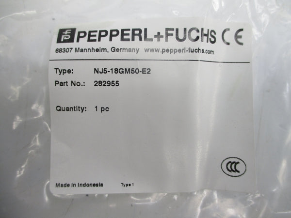 PEPPERL+FUCHS NJ5-18GM50-E2 282955 10-60VDC NSMP