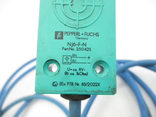 PEPPERL+FUCHS NJ6-F-N 25042S 8V UNMP