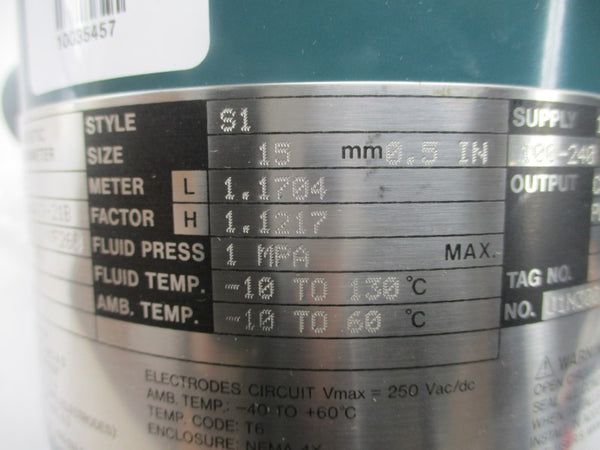 YOKOGAWA AXF015C-E1CE1L-AA11-21B/FF1/CM/SCT/M01/L2/YF268 100-240VAC 0.2A NSMP