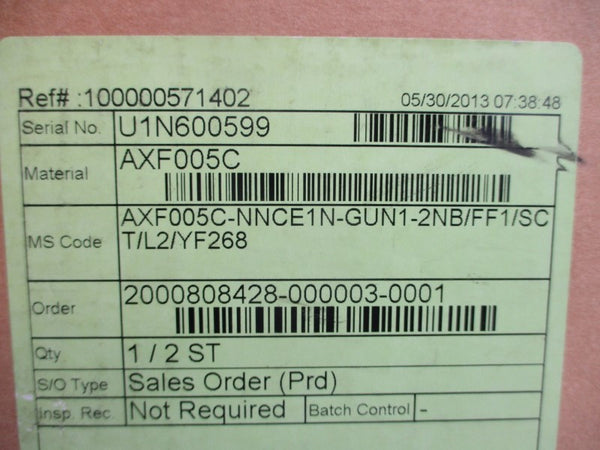YOKOGAWA AXF005C-NNCE1N-GUN1-2NB/FF1/SCT/L2/YF268 NSMP