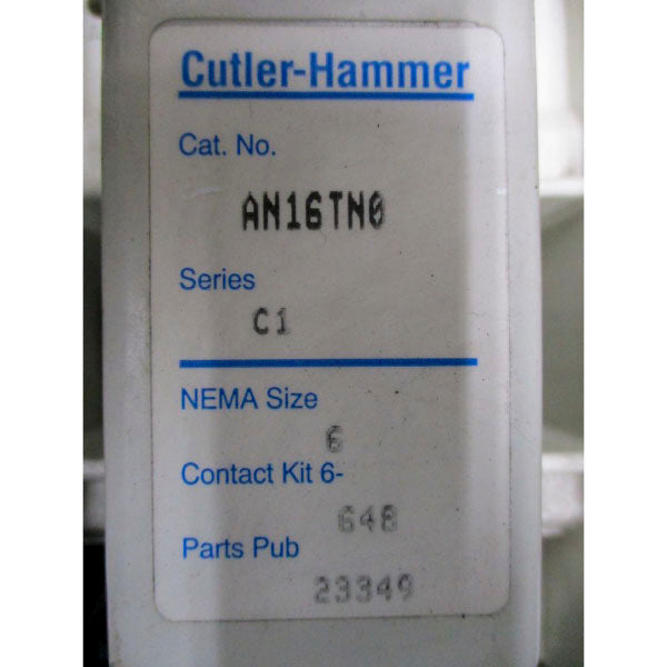 EATON AN16TN0AC SER. C1 110-120VDC NSMP