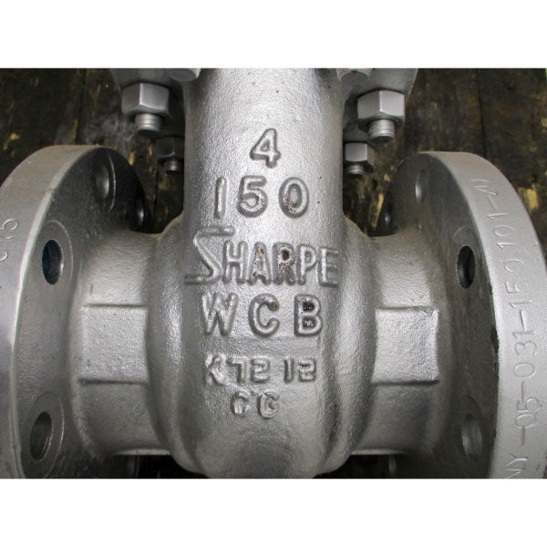 SHARPE GATE VALVE CLASS 150 CR13 WCB #100 4" NSNP