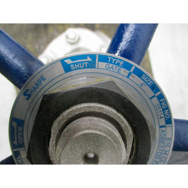 SHARPE GATE VALVE CLASS 150 CR13 WCB #100 4" NSNP