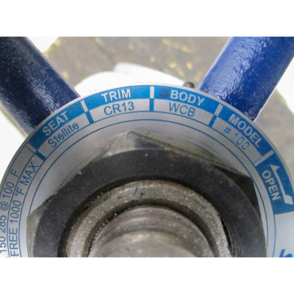 SHARPE GATE VALVE CLASS 150 CR13 WCB #100 4" NSNP