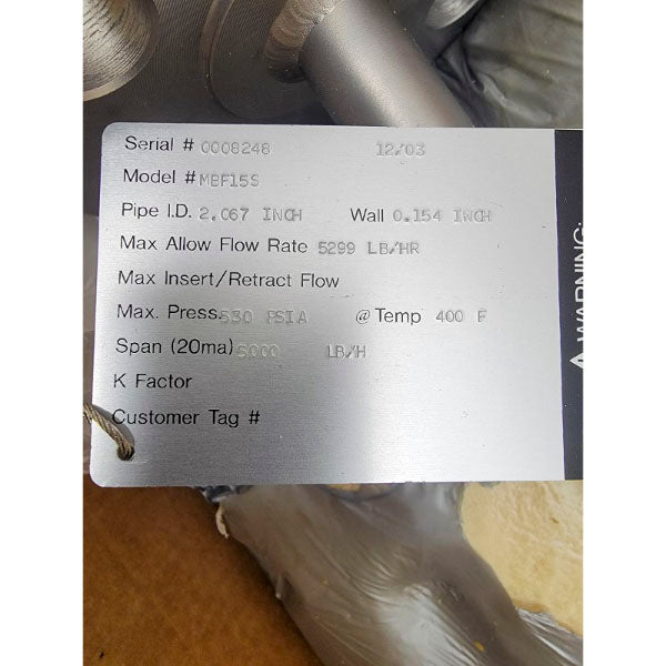 ROSEMOUNT MBF15S020HAMS0S0000FB4S0FB4S23A1ATXRA1 11-55VDC 15-800PSI NSMP