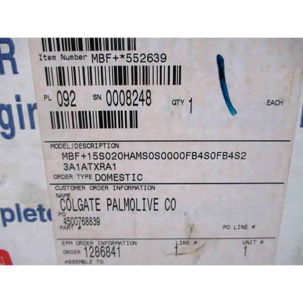 ROSEMOUNT MBF15S020HAMS0S0000FB4S0FB4S23A1ATXRA1 11-55VDC 15-800PSI NSMP