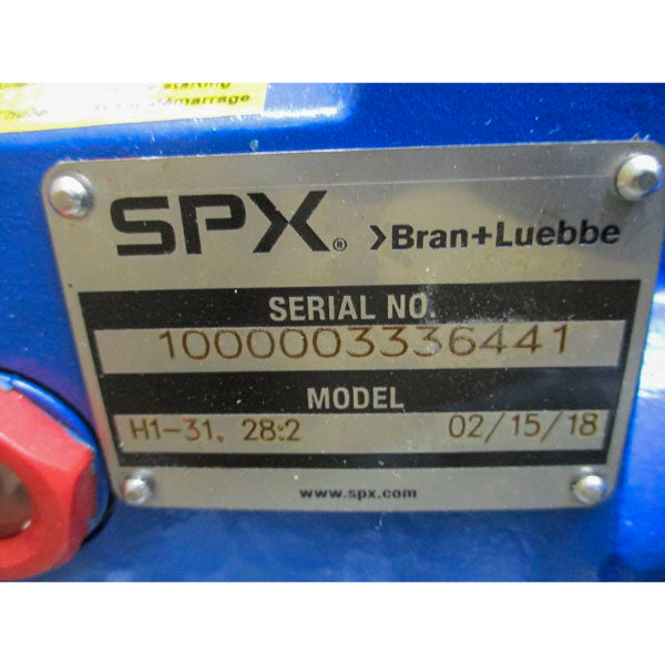 SPX H1-31 D212S W/ BALDOR RELIANCE VEM3546 35J302M492G1 230/460V 3/1.5A 1/2" NSMP
