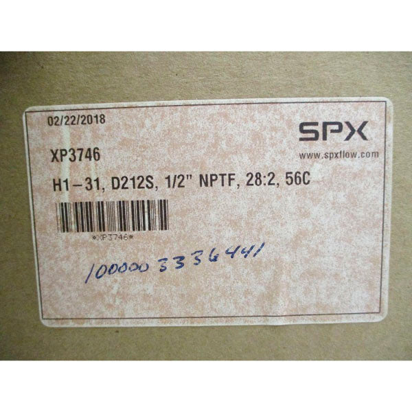 SPX H1-31 D212S W/ BALDOR RELIANCE VEM3546 35J302M492G1 230/460V 3/1.5A 1/2" NSMP