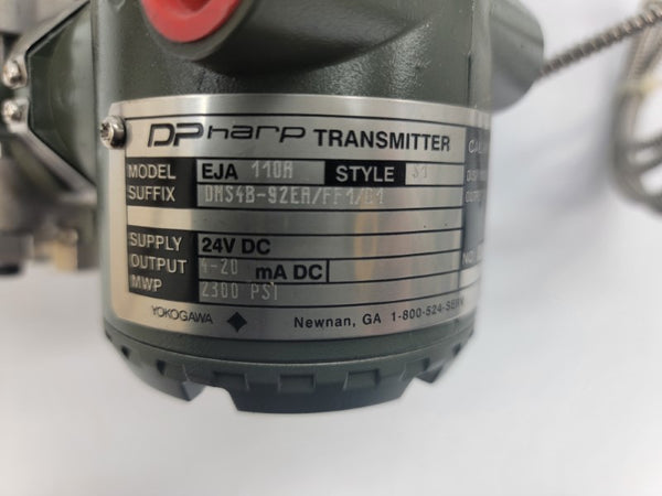 YOKOGAWA EJA110A-DMS4B-92EA/FF1/D1 24VDC 2300PSI NSNP