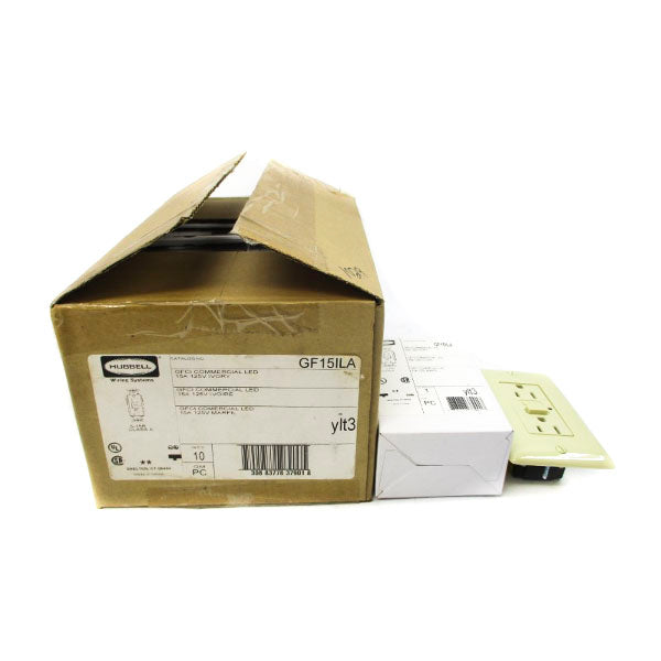 HUBBELL GF15ILA 125V 15A (PKG OF 10) NSMP