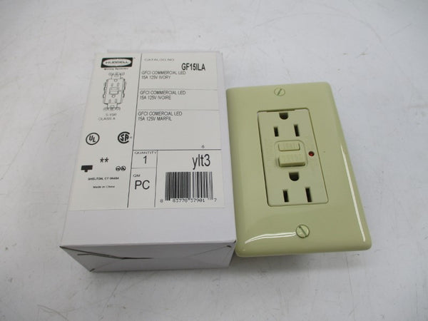 HUBBELL GF15ILA 125V 15A (PKG OF 10) NSMP