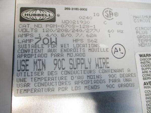 HUBBELL PGM-070S-128-1 277V 1.4A NSMP