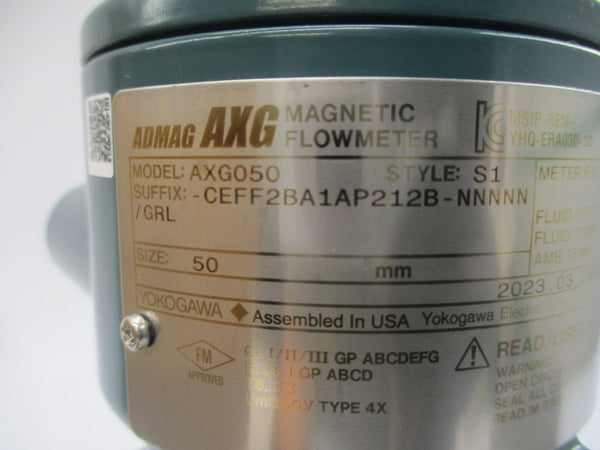 YOKOGAWA AXG050-CEFF2BA1AP212B-NNNNN/GRL 250V NSMP