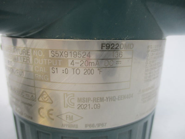 YOKOGAWA YTA610-JA1A2DN/FU1 10.5-30VDC NSNP