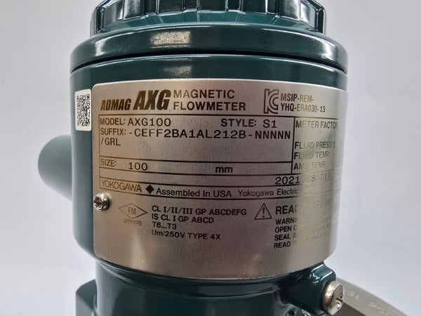 YOKOGAWA AXG100-CEFF2BA1AL212B-NNNNN/GRL 250V NSMP