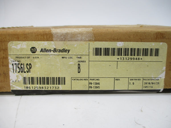 ALLEN BRADLEY 1756LSP SER. B F/W 1.9 24VDC NSMP