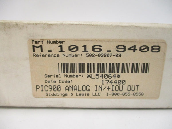 GIDDINGS & LEWIS M.1016.9408 10V NSMP