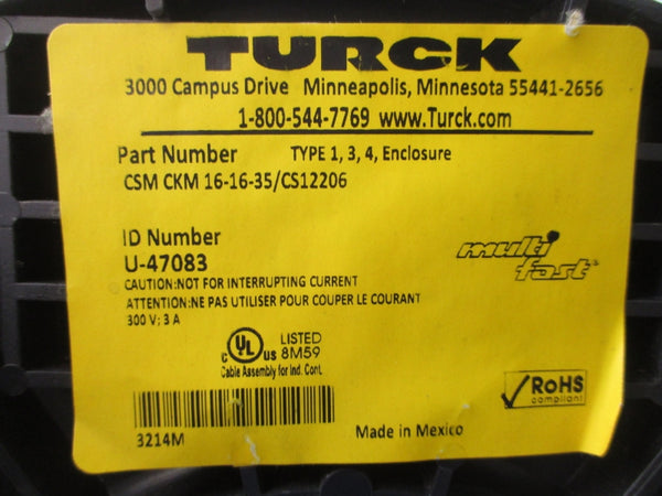 TURCK CSM CKM 16-16-35/CS12206 300V 3A NSMP