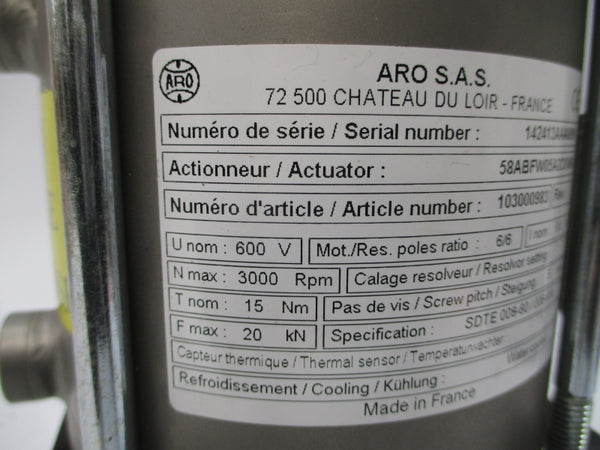 ARO 58ABFW05A2CKW6 103000983 600V 9.5A NSNP