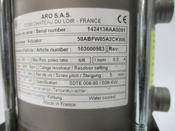 ARO 58ABFW05A2CKW6 103000983 600V 9.5A NSNP