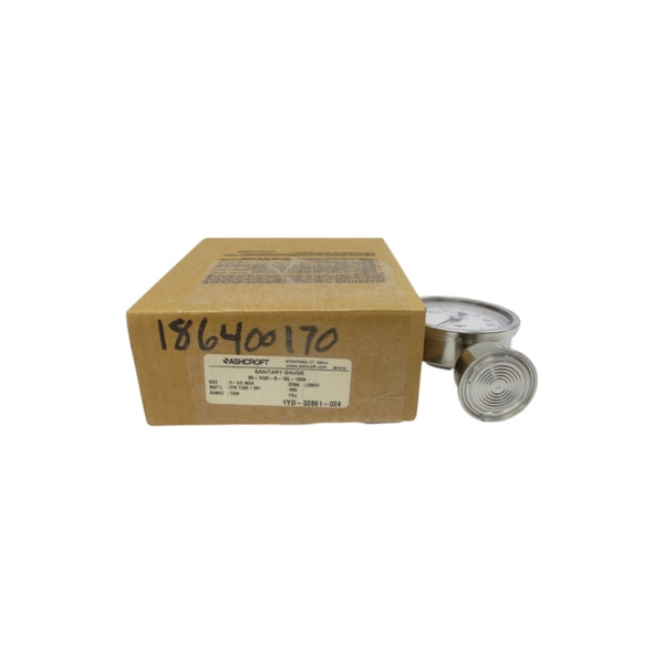 ASHCROFT 35-1032-S-15L-100# 0-100PSI 3-1/2" NSMP