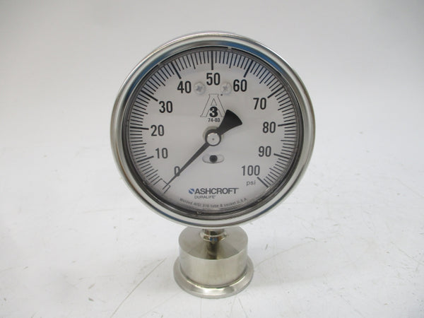 ASHCROFT 35-1032-S-15L-100# 0-100PSI 3-1/2" NSMP