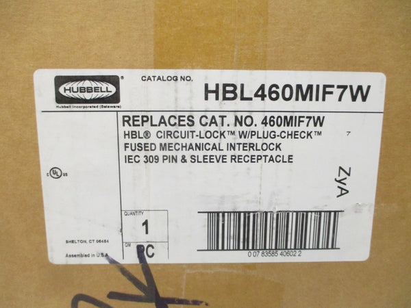 HUBBELL HBL460MIF7W 480VAC 60A NSMP