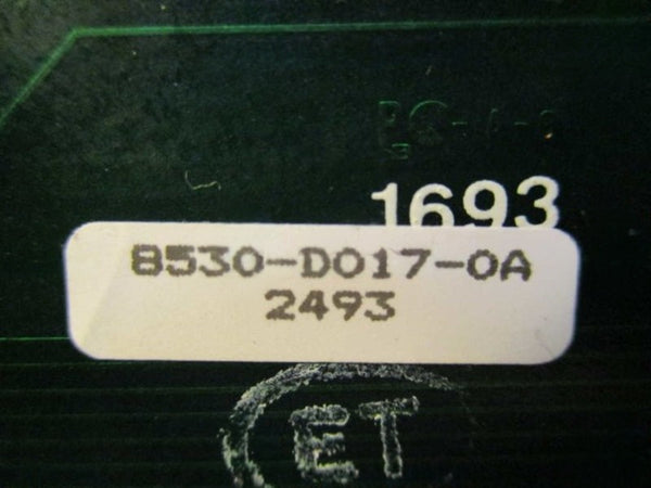 CARDINAL COMPONENTS 8530-D017-0A DETECTOR PANEL W/MANUEL RELAY NSNP