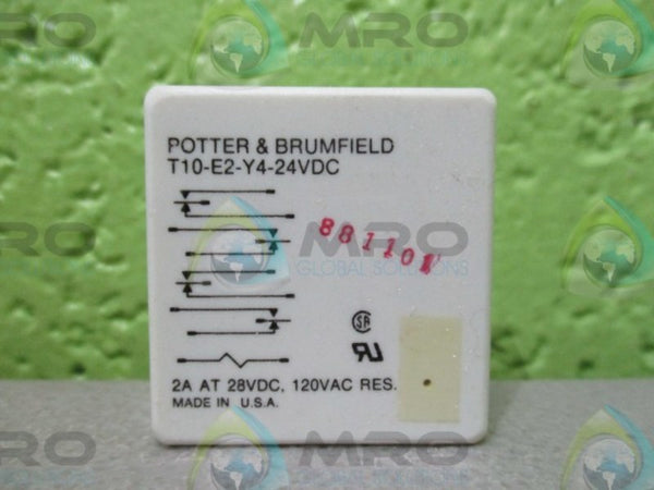 POTTER & BRUMFIELD T10-E2-Y4-24VDC RELAY NSMP
