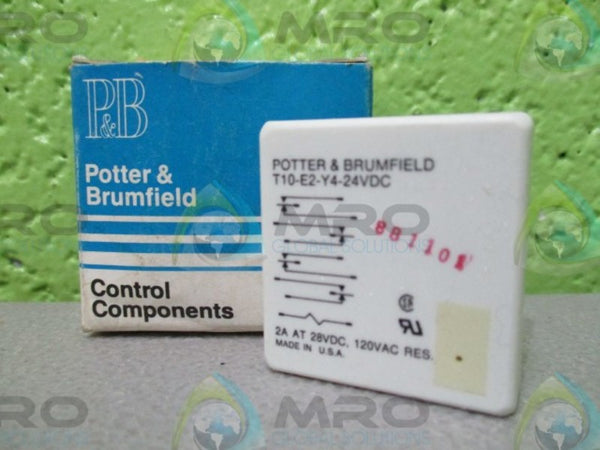 POTTER & BRUMFIELD T10-E2-Y4-24VDC RELAY NSMP