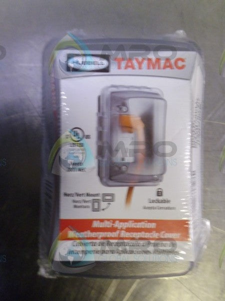 HUBBELL MM410C RECEPTACLE COVER NSNP