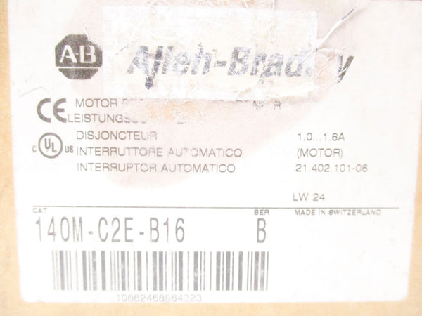 ALLEN BRADLEY 140M-C2E-B16 SER. B 690V 1.0-1.6A NSMP