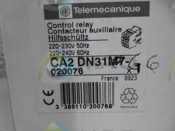 TELEMANIQUE CA2 DN31M7 CONTROL RELAY NSMP
