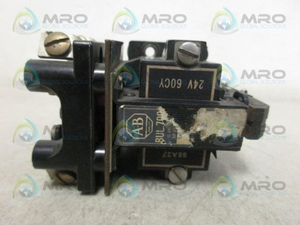 ALLEN BRADLEY 700-88A27 RELAY UNMP