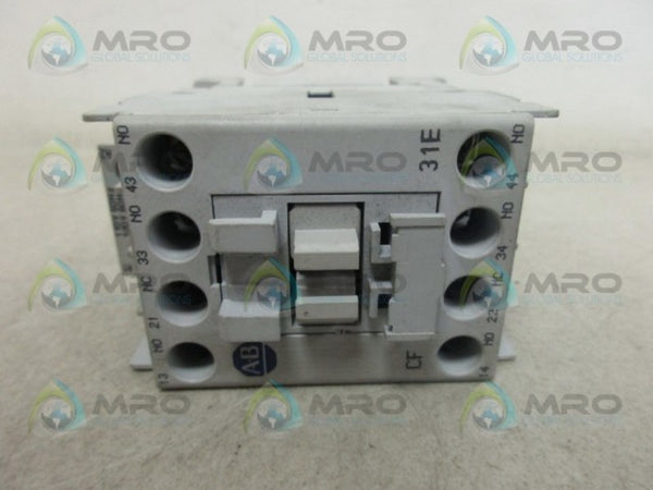 ALLEN BRADLEY 700-CF310 SER. A CONTACTOR RELAY UNMP